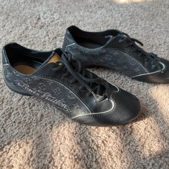 Louis Vuitton Monogram Black Sneakers